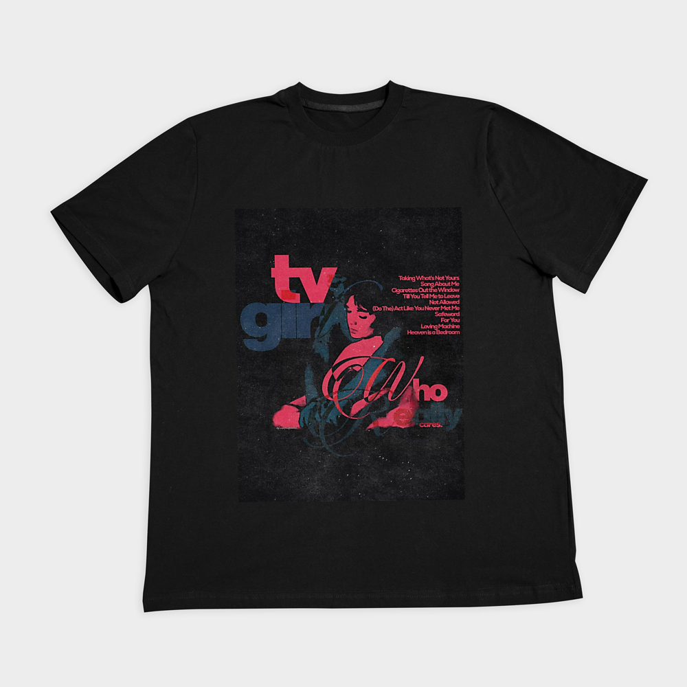 تیشرت TV GIRLنمای روبرو ۲ - رنگ مشکی1