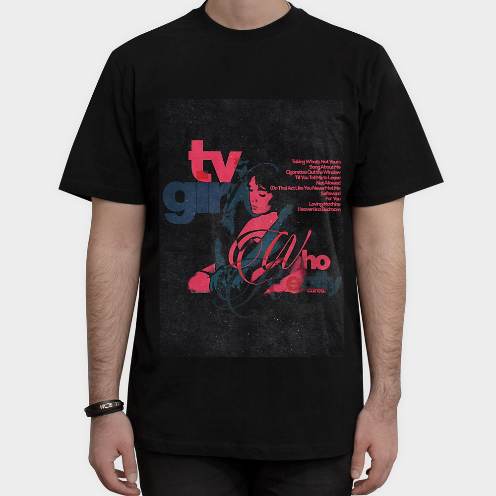 تیشرت TV GIRLنمای روبرو ۱ - رنگ مشکی