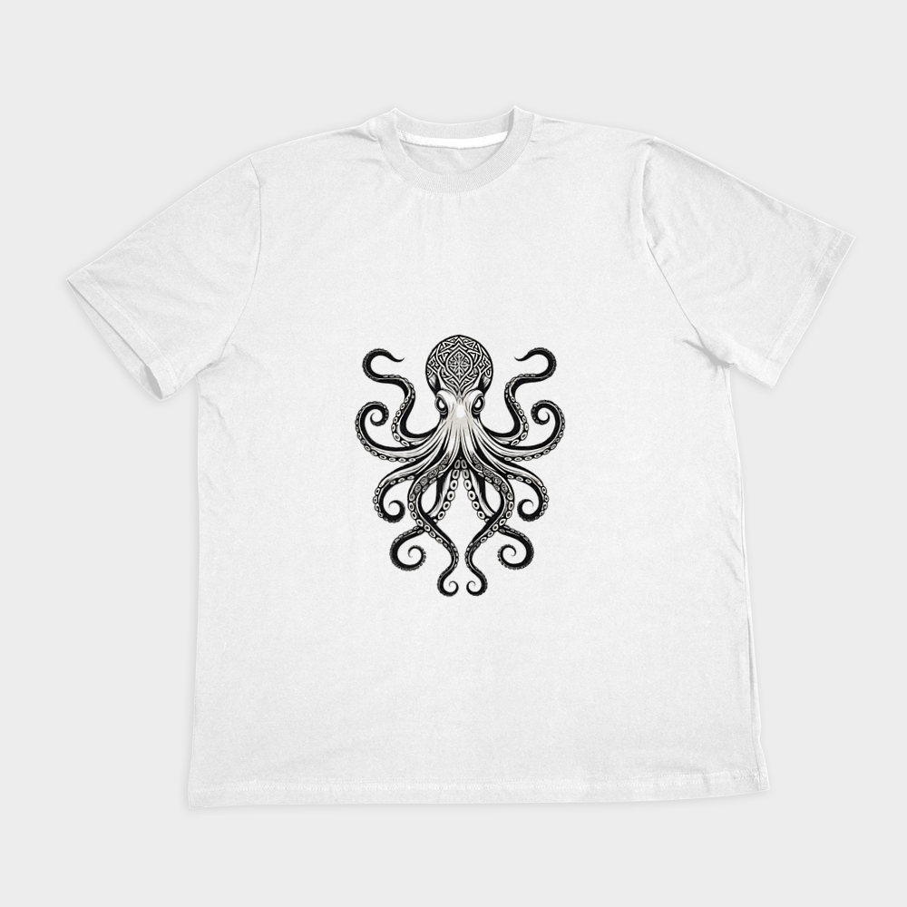 تیشرت 🐙نمای روبرو ۲ - رنگ سفید1