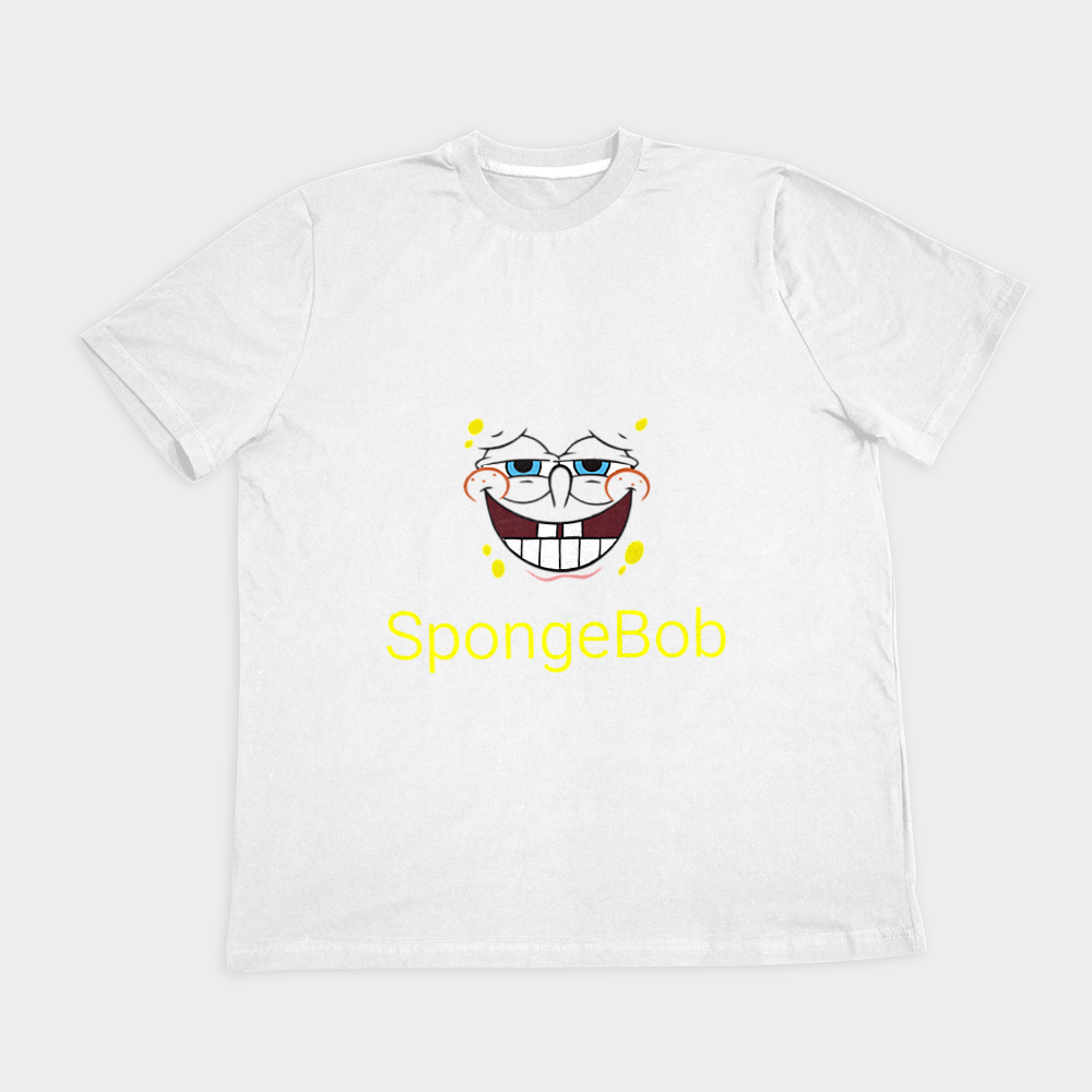 T.shirt.spong.bobنمای روبرو ۲ - رنگ سفید2