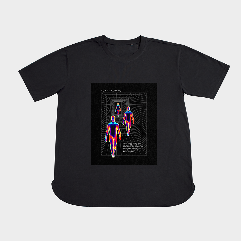 تیشرت کد ۱۸۸۸نمای روبرو ۲ - رنگ مشکی1