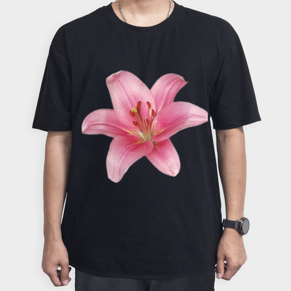 Pink flowerنمای روبرو ۱ - رنگ مشکی1