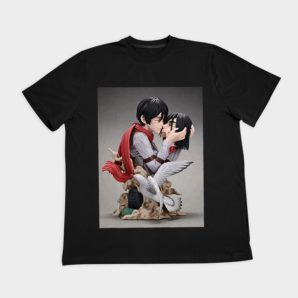 Mikasa and erenنمای روبرو ۲ - رنگ مشکی