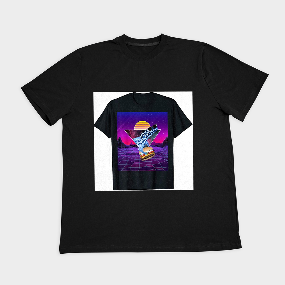 A Tshirt Tshirtنمای روبرو ۲ - رنگ مشکی