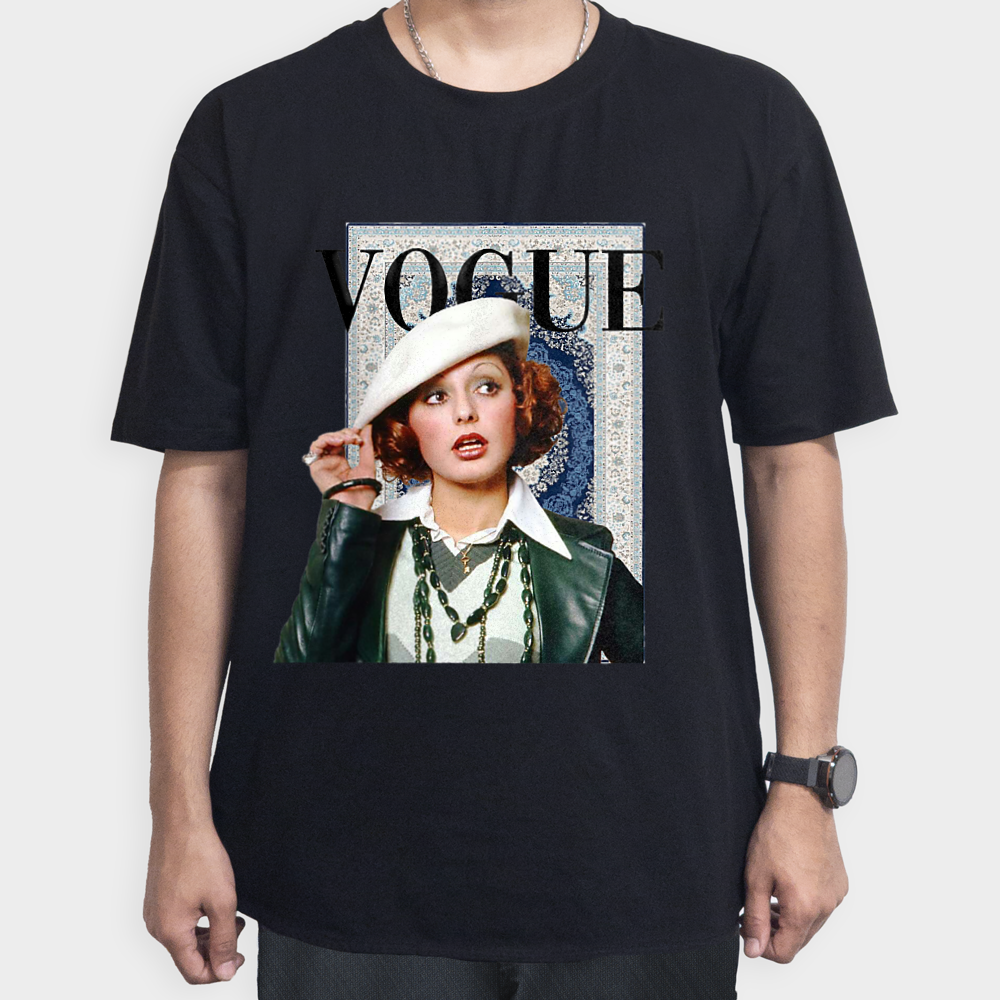 تیشرت گوگوش Vogueنمای روبرو ۱ - رنگ مشکی1