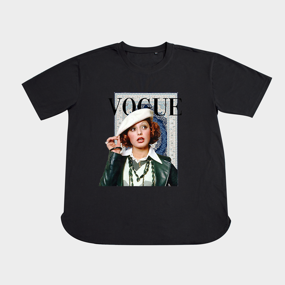 تیشرت گوگوش Vogueنمای روبرو ۲ - رنگ مشکی