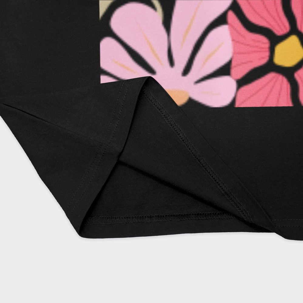 گل 💐نمای نزدیک پایین لباس - رنگ مشکی2