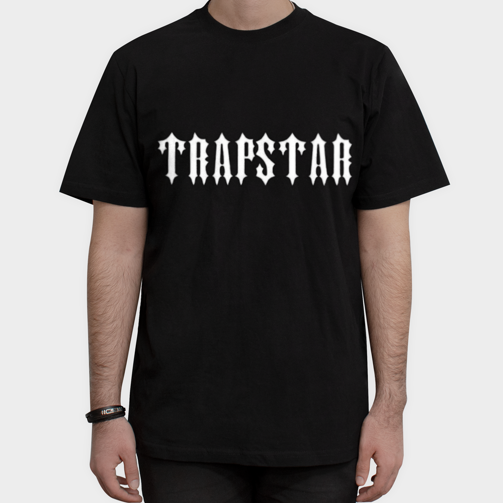 تیشرت تروپ استار(trap star)نمای روبرو ۱ - رنگ مشکی2
