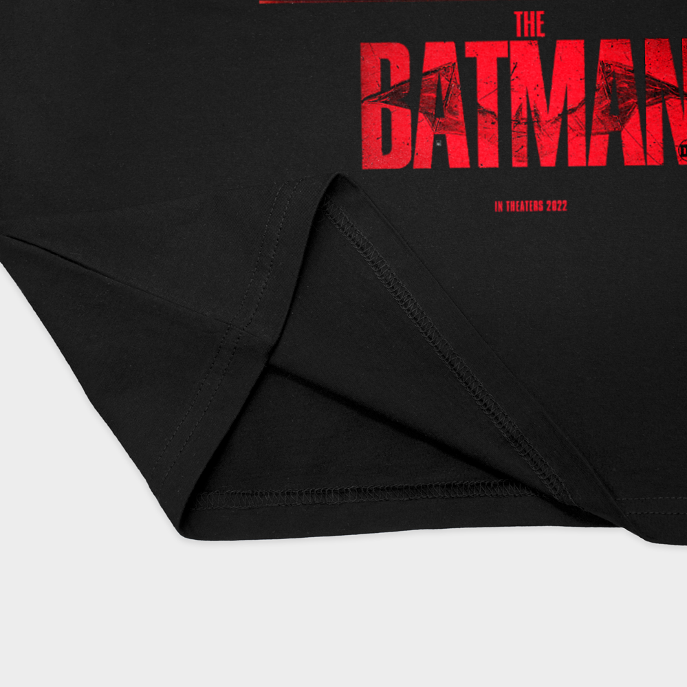تیشرت بتمن_Batmanنمای نزدیک پایین لباس - رنگ مشکی2