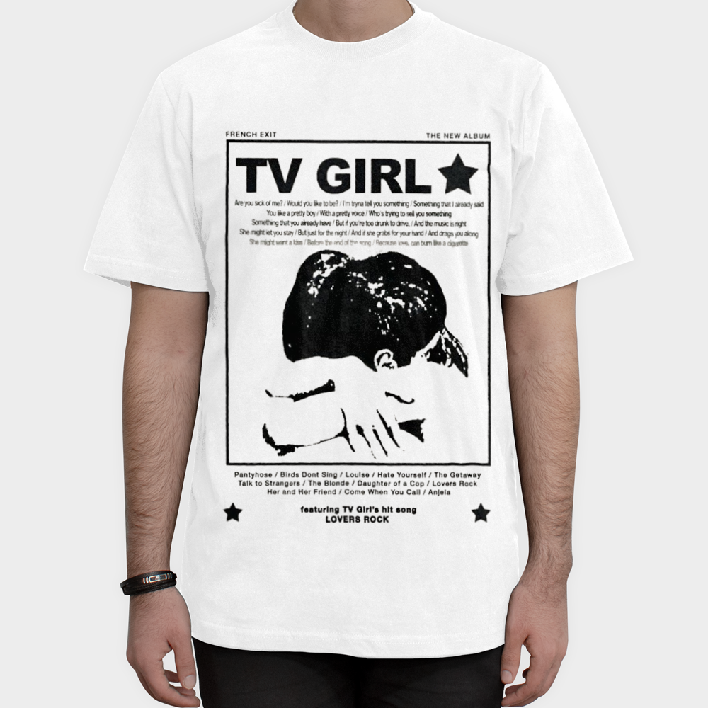تیشرت Tvgirlنمای روبرو ۱ - رنگ سفید1