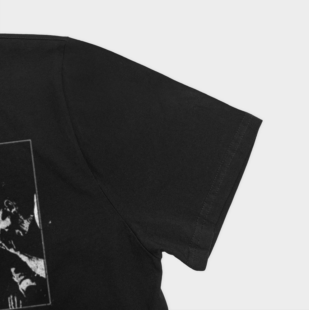 تیشرت طرح linkin parkنمای نزدیک آستین چپ - رنگ مشکی3