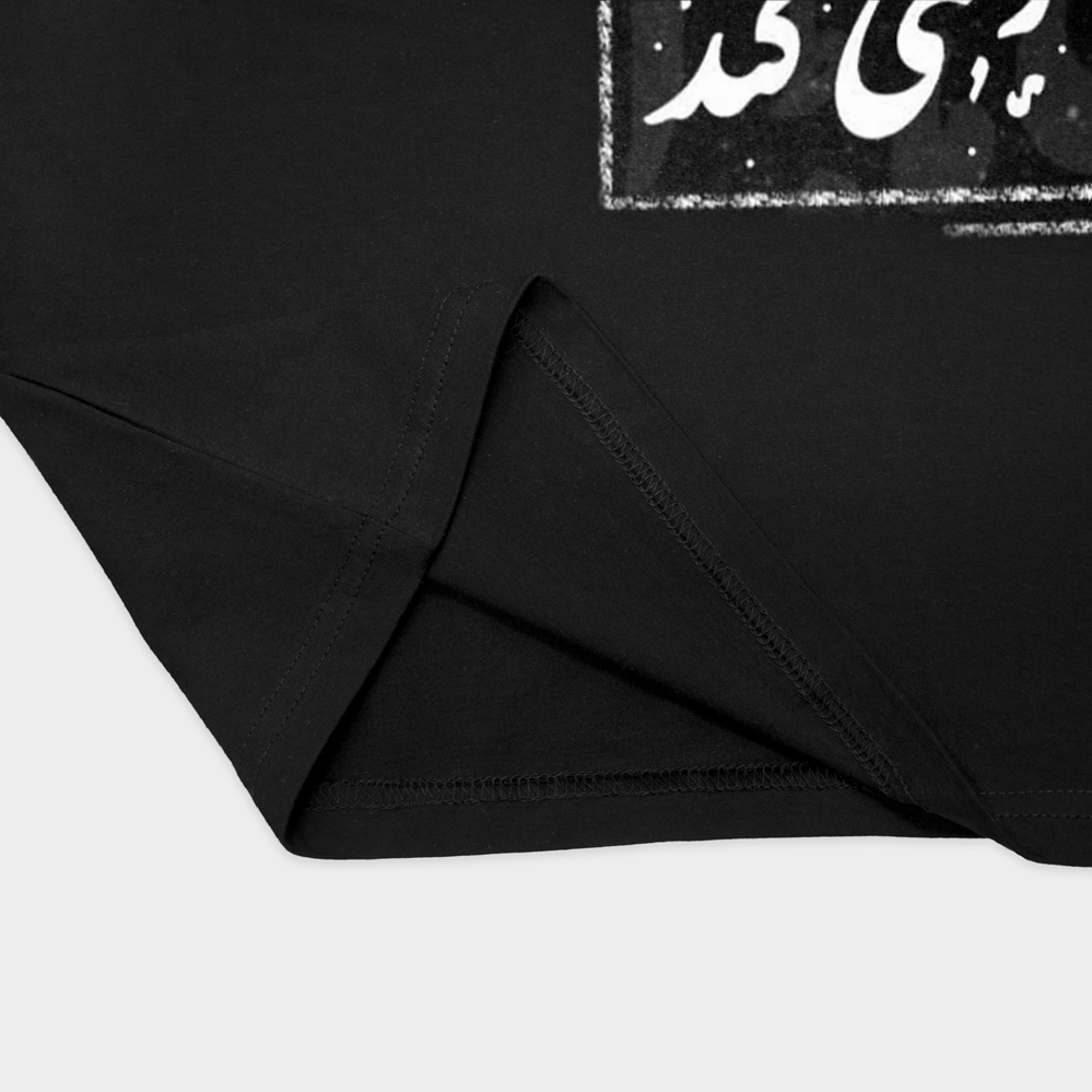 طرح محرمنمای نزدیک پایین لباس - رنگ مشکی1