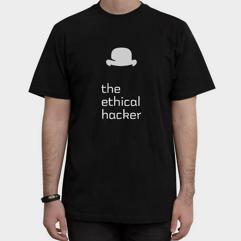 تیشرت طرح EthicalHackerنمای روبرو ۱ - رنگ مشکی1