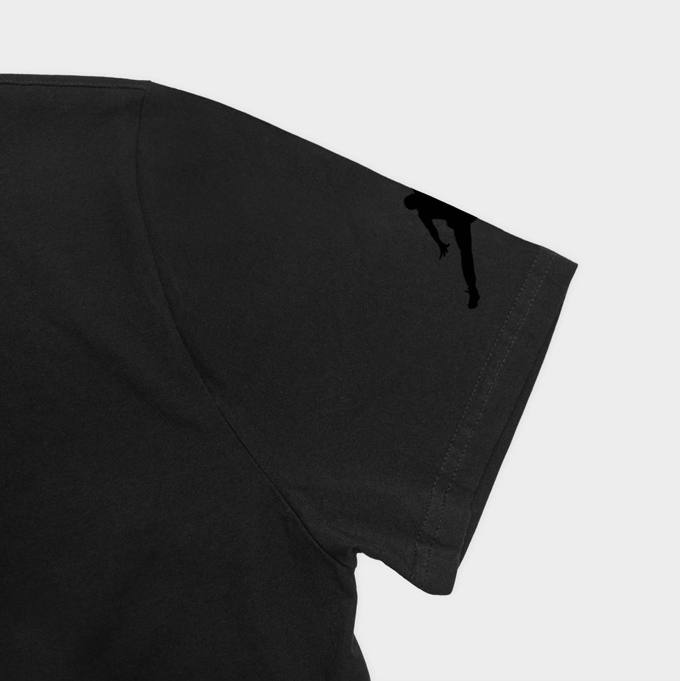 Nike - basketballنمای نزدیک آستین چپ - رنگ مشکی3