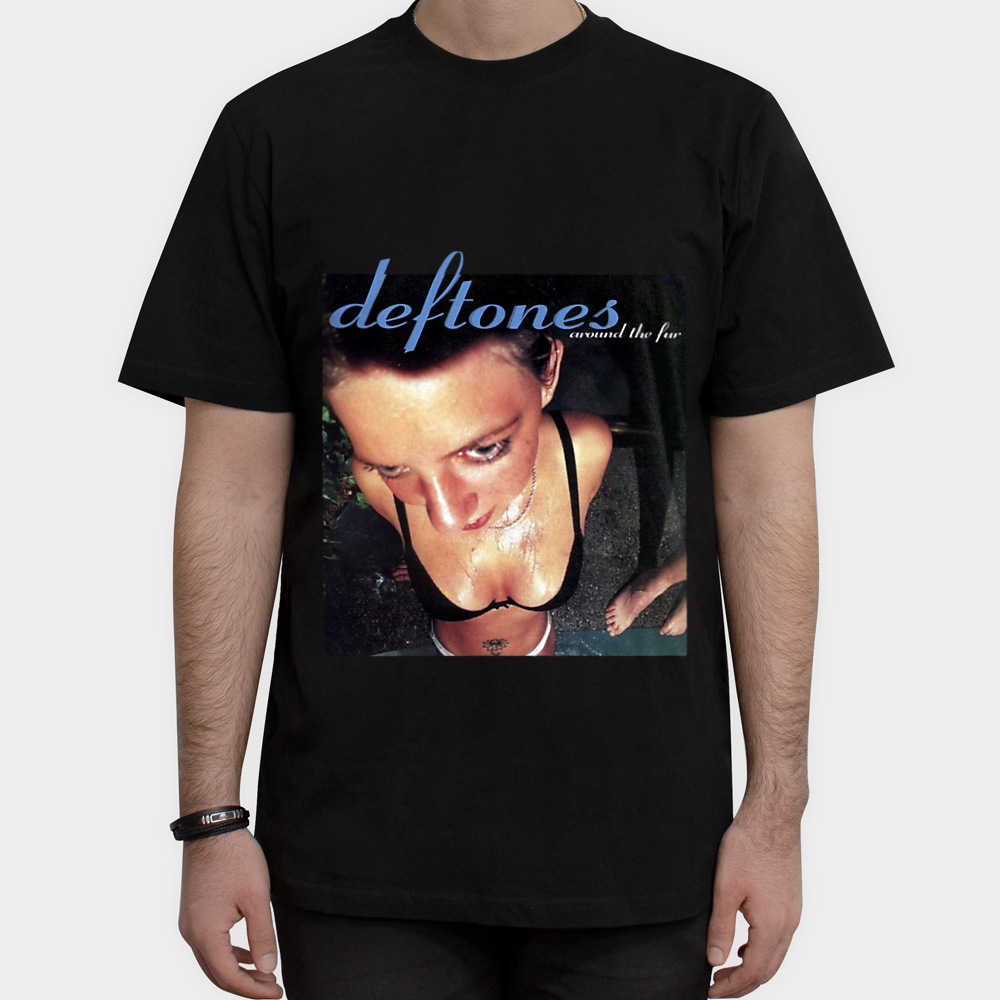 تیشرت طرح deftones - my own summerنمای روبرو ۱ - رنگ مشکی1