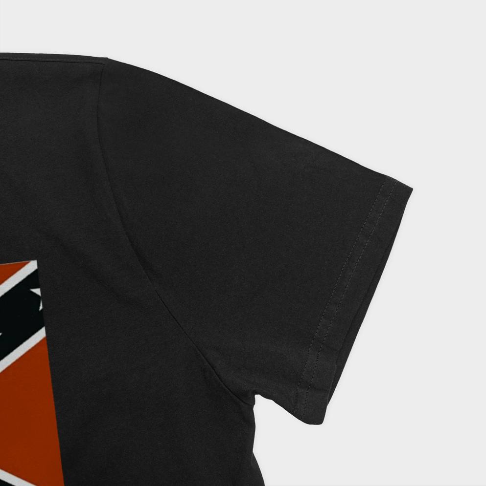 Moon man & confederation flagنمای نزدیک آستین چپ - رنگ مشکی3