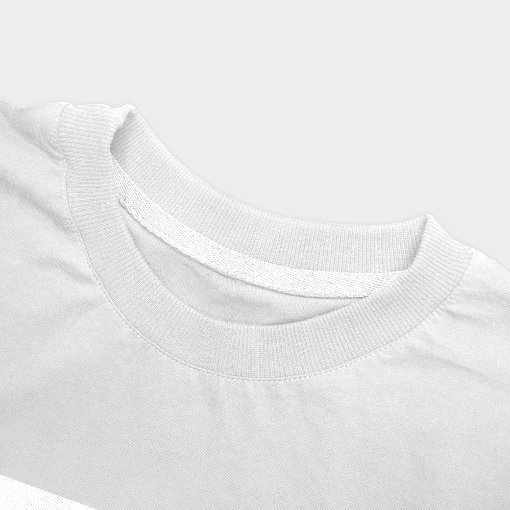 تیشرت جان ویک کد 001نمای نزدیک یقه - رنگ سفید3