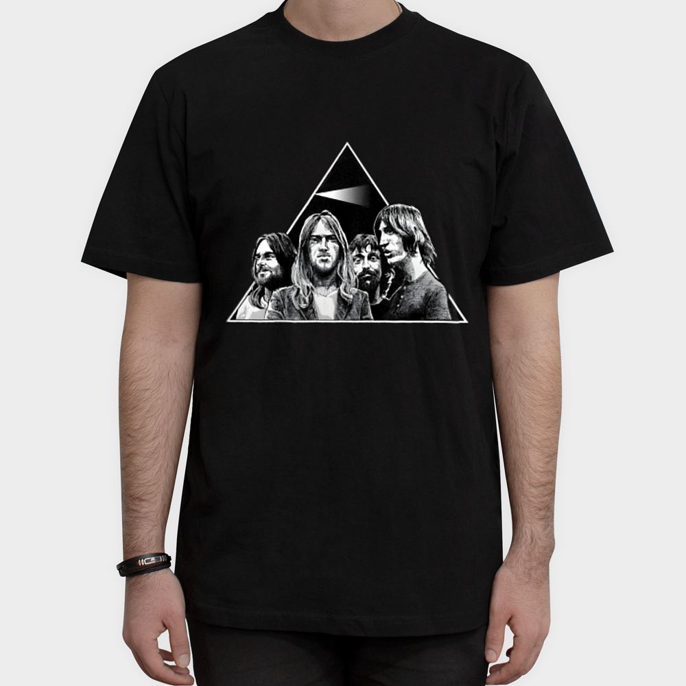 تیشرت PINK FLOYD 01نمای روبرو ۱ - رنگ مشکی1
