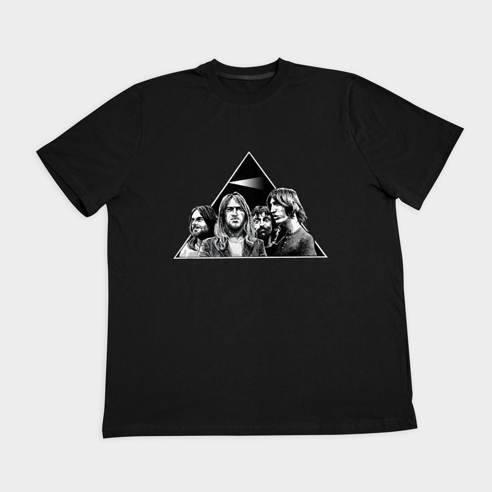 تیشرت PINK FLOYD 01نمای روبرو ۲ - رنگ مشکی