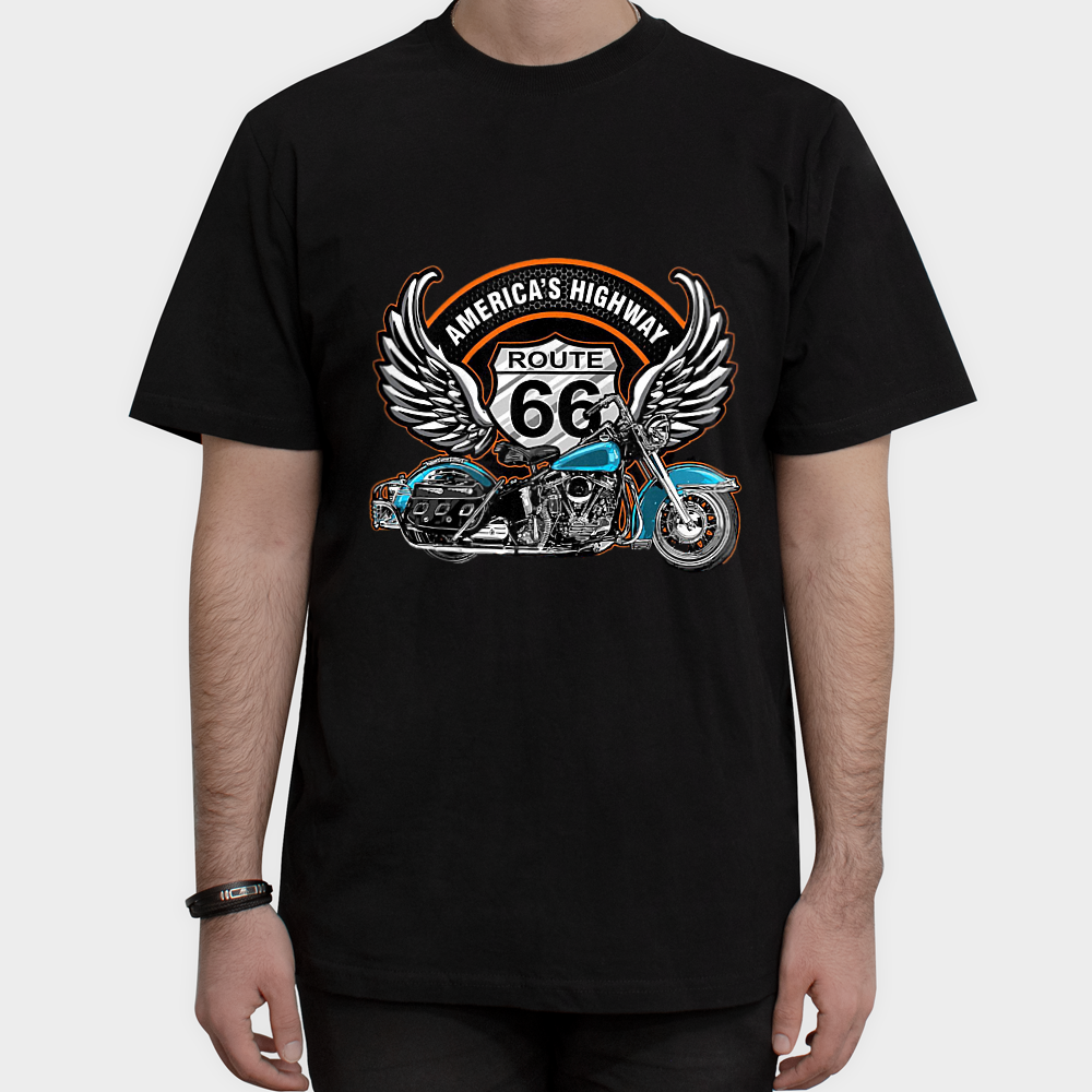 تیشرت HARLEY DAVIDSON 02نمای روبرو ۱ - رنگ مشکی3