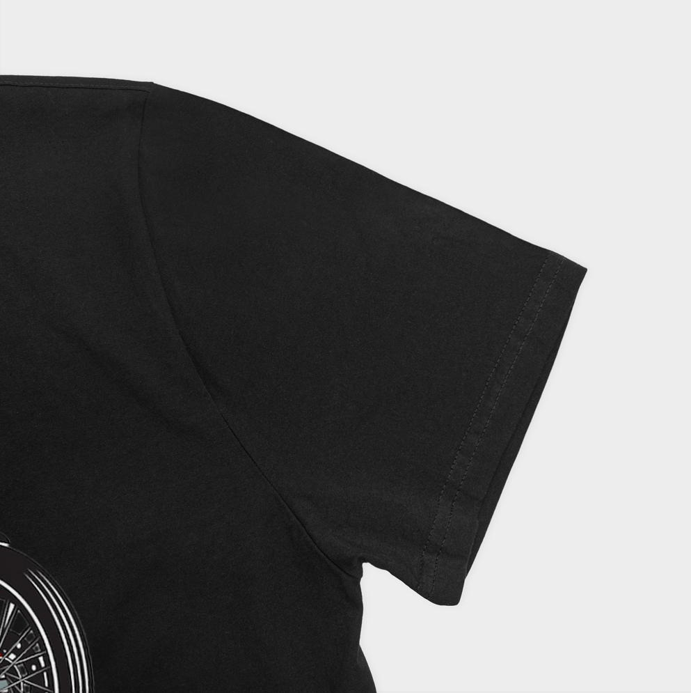 تیشرت HARLEY DAVIDSON 03نمای نزدیک آستین چپ - رنگ مشکی2