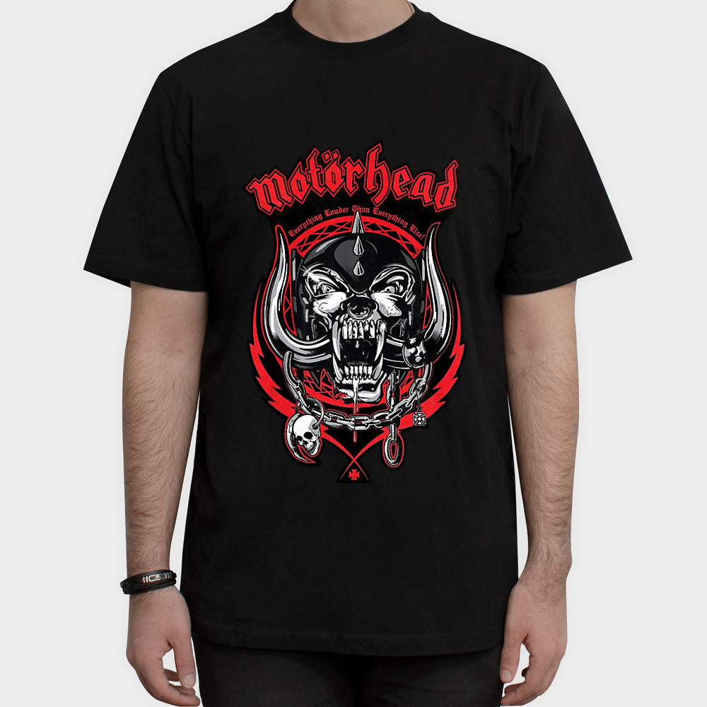 تیشرت MOTORHEAD 01نمای روبرو ۱ - رنگ مشکی1