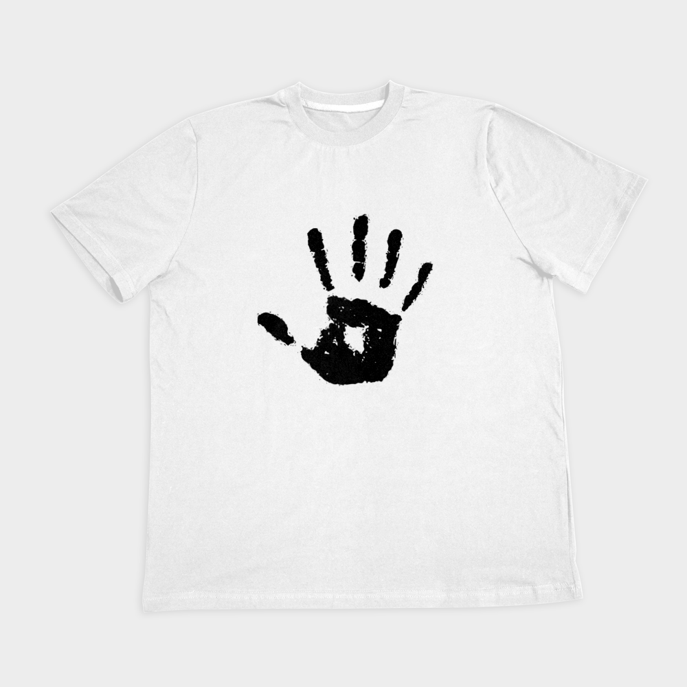 تیشرت BLACK HANDنمای روبرو ۲ - رنگ سفید1