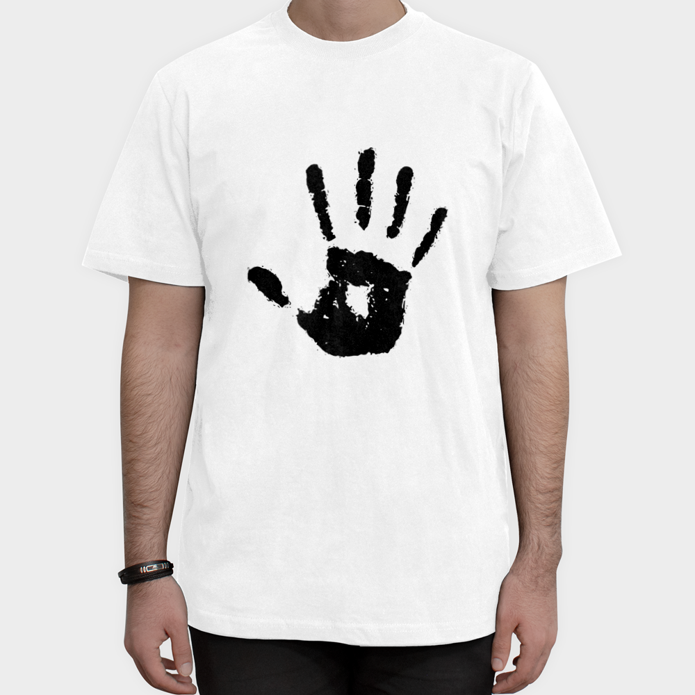 تیشرت BLACK HANDنمای روبرو ۱ - رنگ سفید