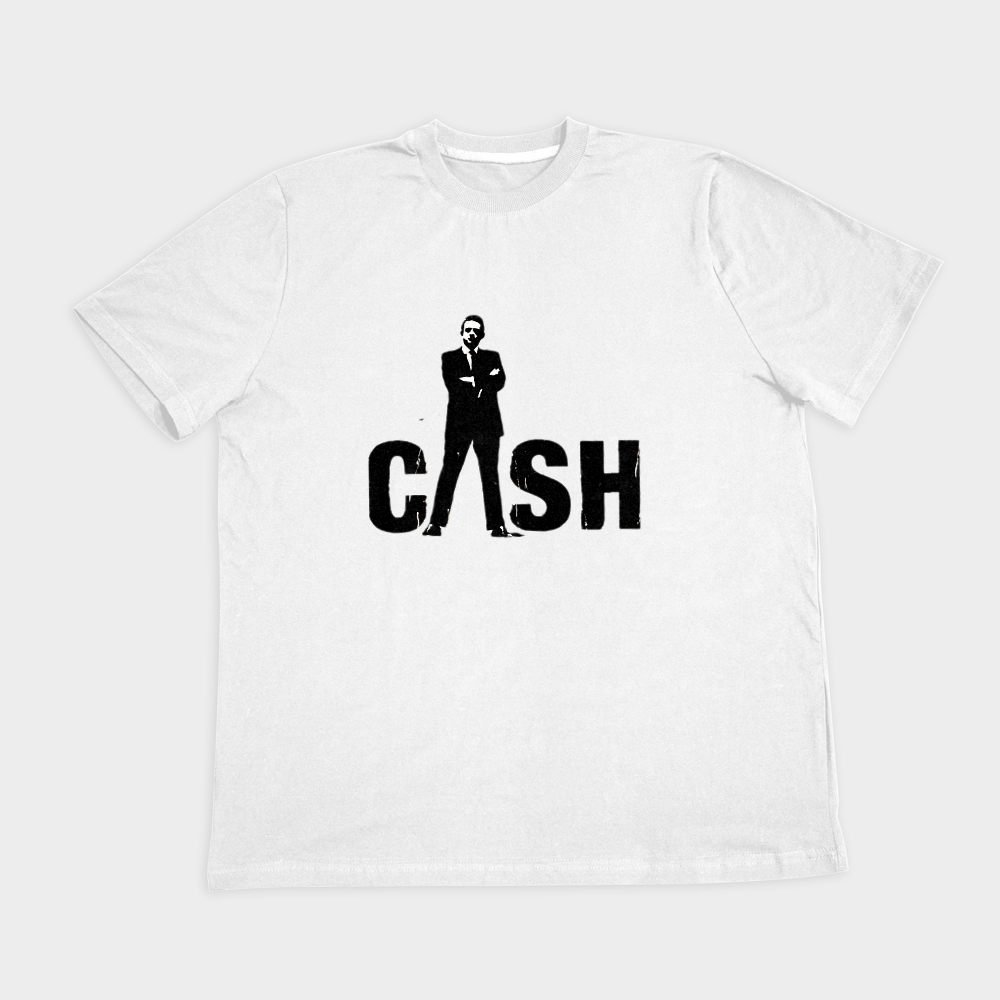 تیشرت JOHNNY CASH 01نمای روبرو ۲ - رنگ سفید1