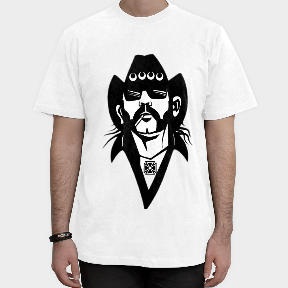 تیشرت LEMMY KILMISTERنمای روبرو ۱ - رنگ سفید1