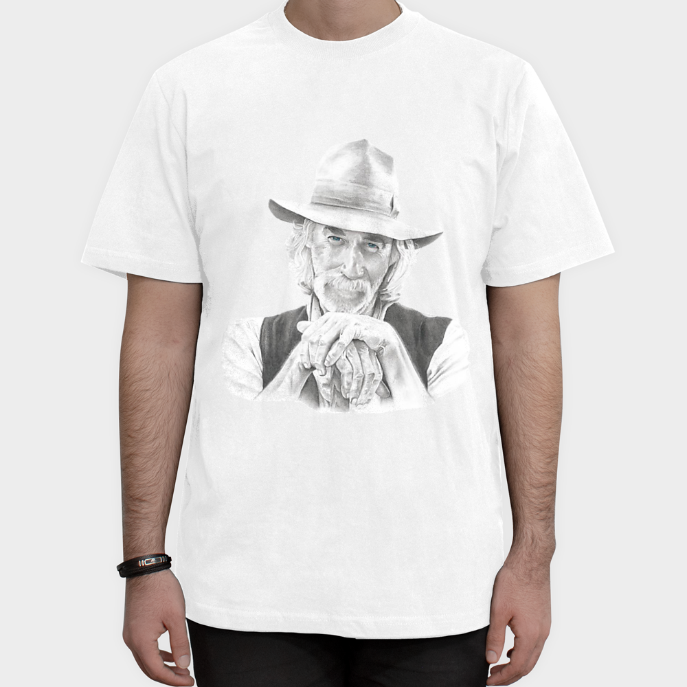 تیشرت COWBOYنمای روبرو ۱ - رنگ سفید