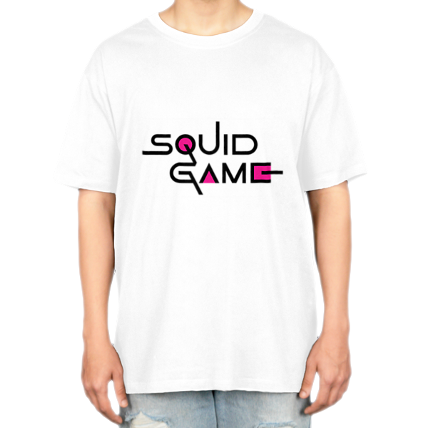 تیشرت طرح Squid gameنمای روبرو ۲ - رنگ سفید1