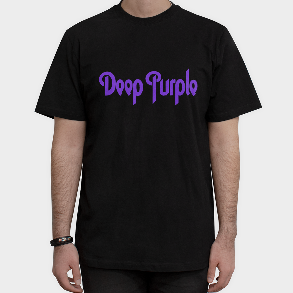 تیشرت DEEP PURPLEنمای روبرو ۱ - رنگ مشکی