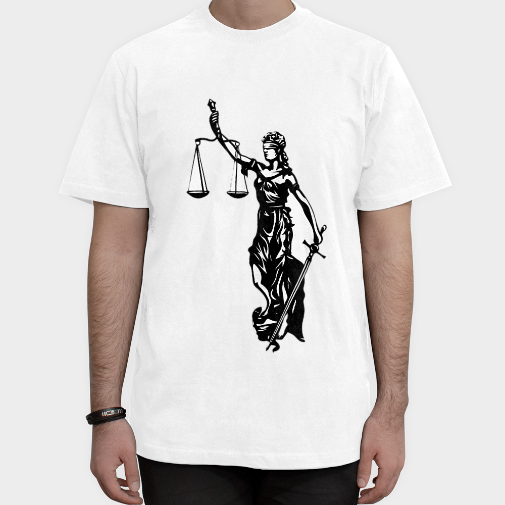 تیشرت JUSTICEنمای روبرو ۱ - رنگ سفید1