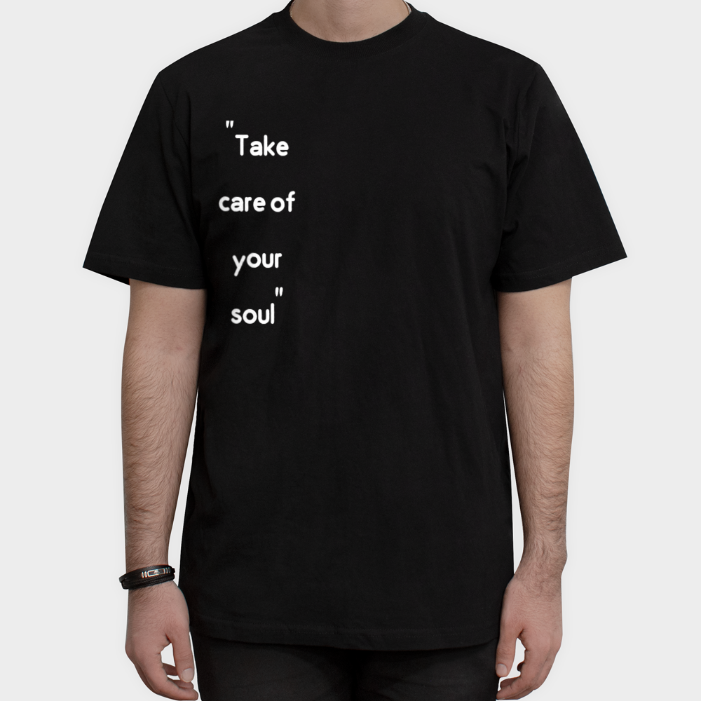 Soul T,shirtنمای روبرو ۱ - رنگ مشکی2