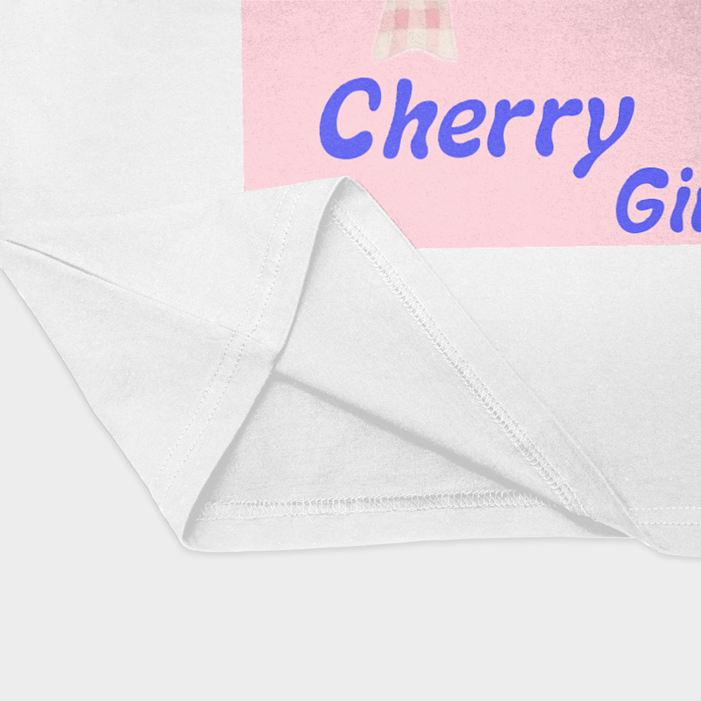 Cherry girlنمای نزدیک پایین لباس - رنگ سفید3