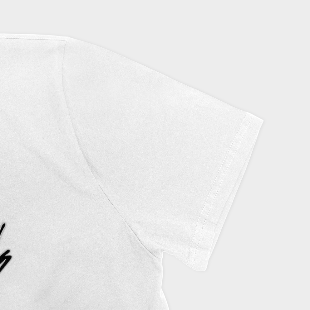 Stray Kids T-shirtنمای نزدیک آستین چپ - رنگ سفید3