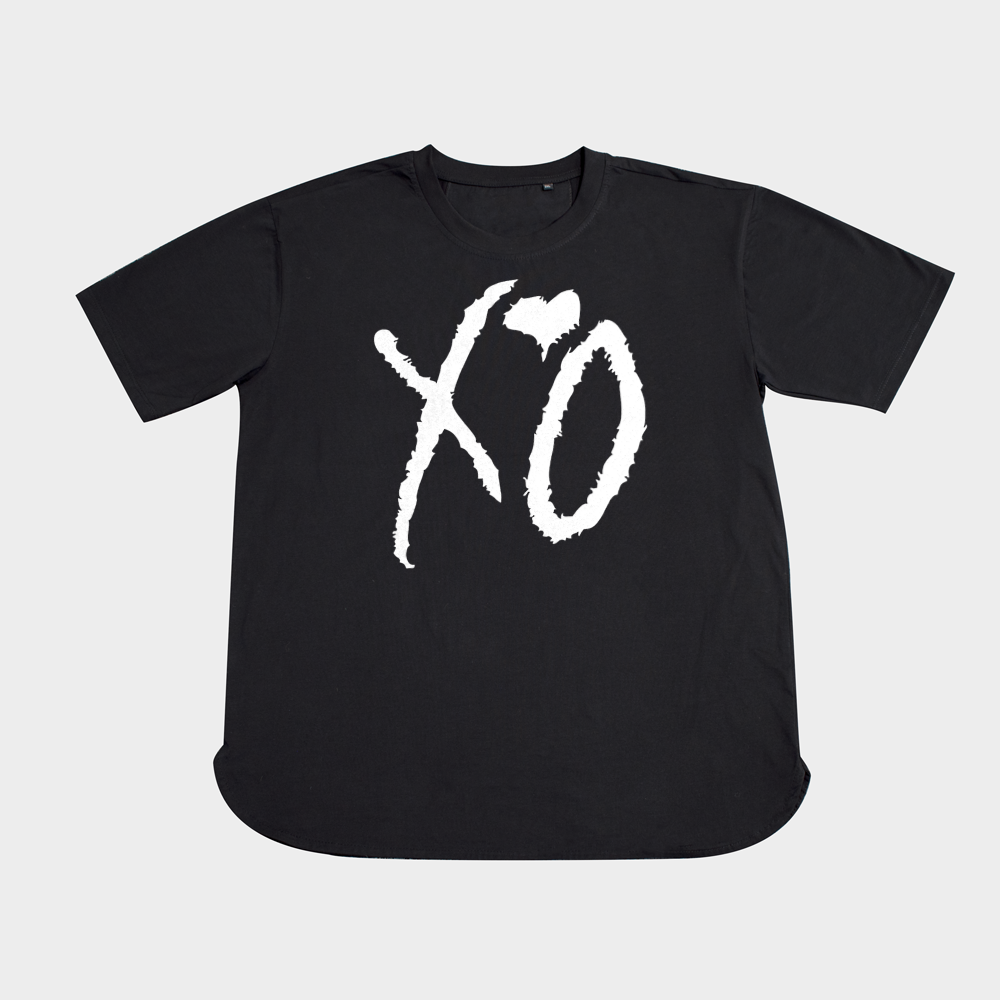 تیشرت لانگ XOنمای روبرو ۲ - رنگ مشکی0