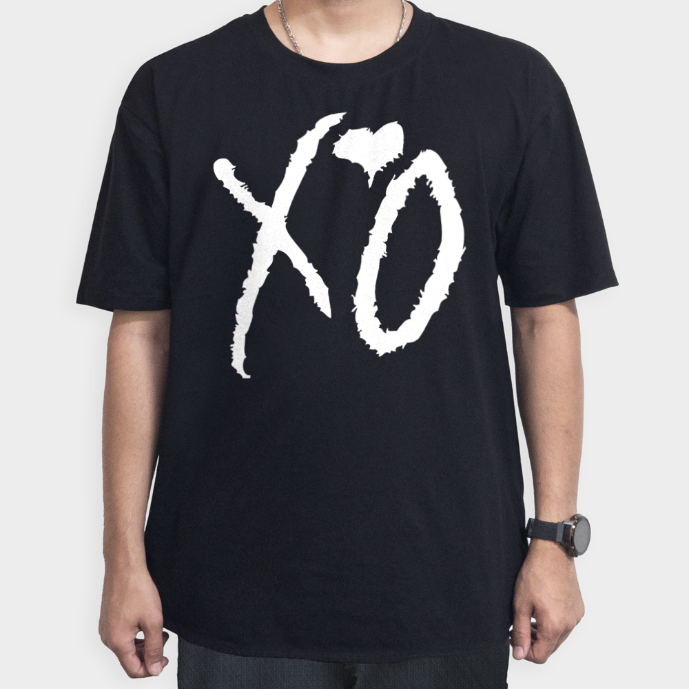 تیشرت لانگ XOنمای روبرو ۱ - رنگ مشکی2