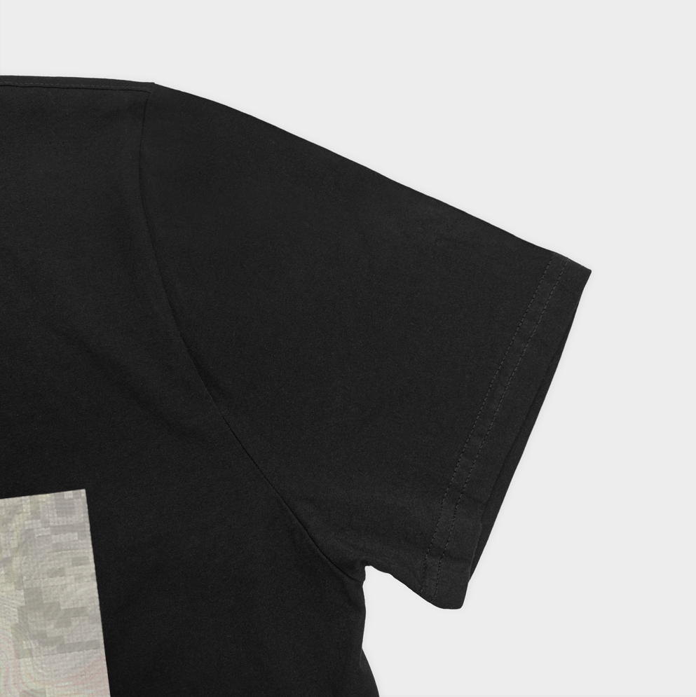 تیشرت Black Catنمای نزدیک آستین چپ - رنگ مشکی2