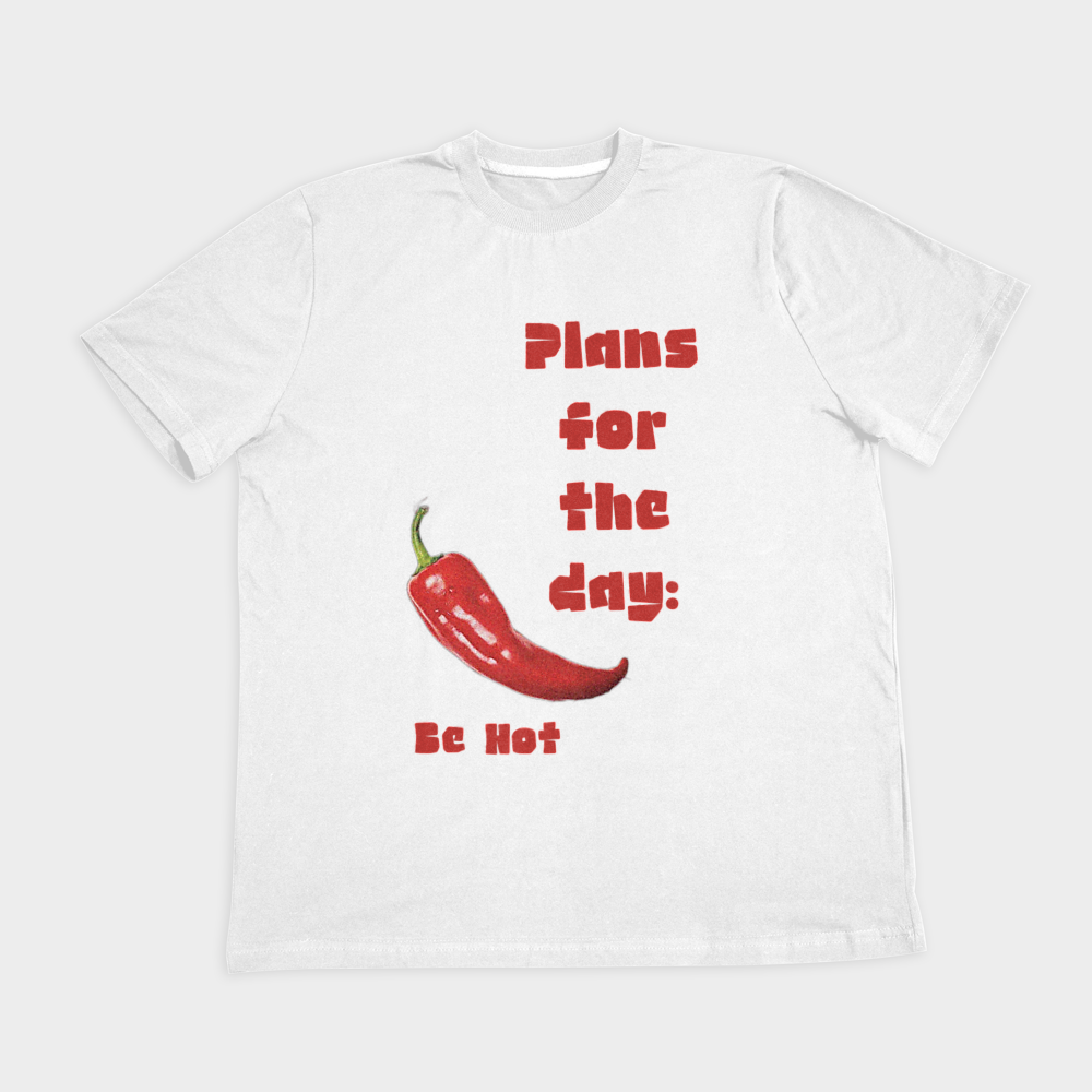 تیشرت hot chiliنمای روبرو ۲ - رنگ سفید1