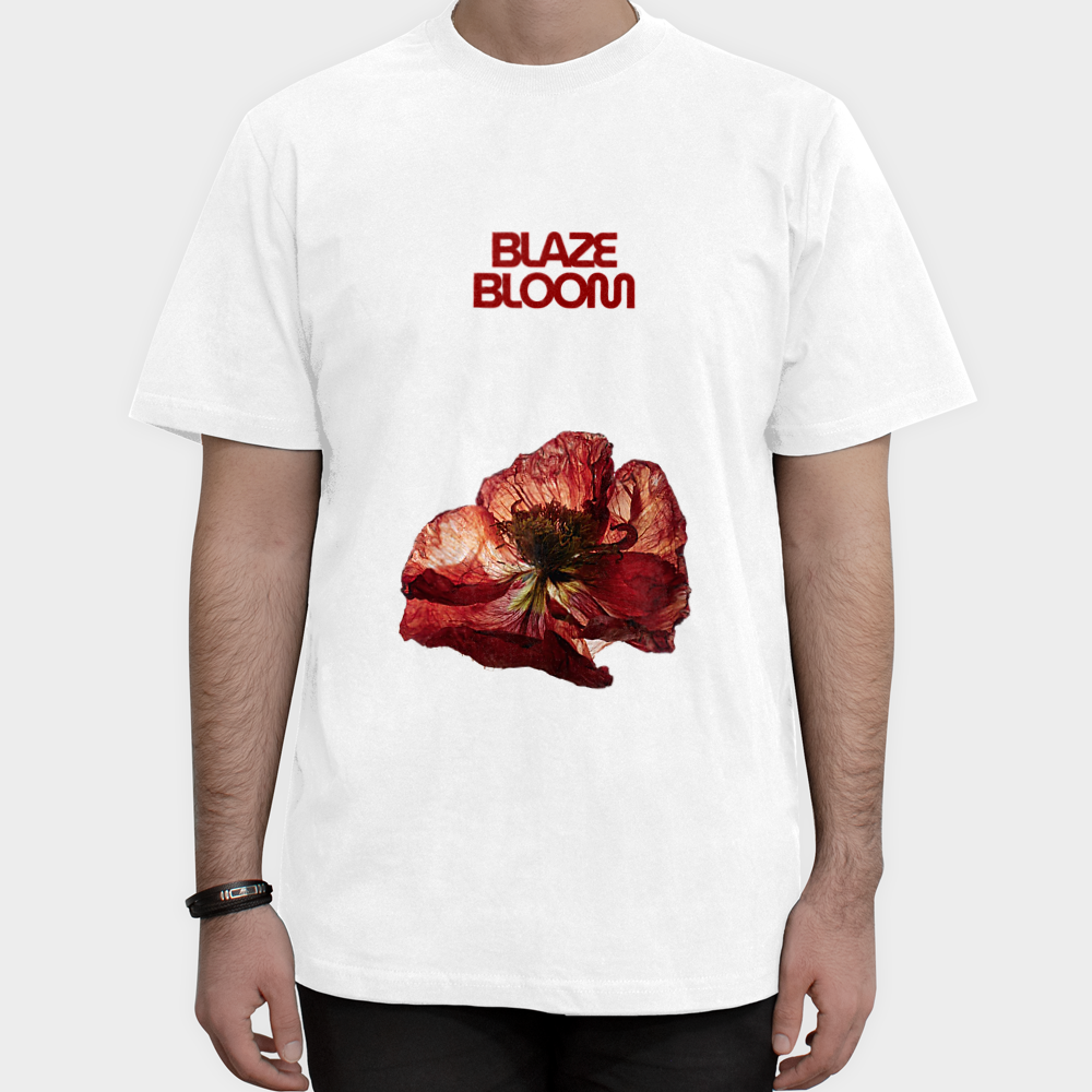 تیشرت bloomنمای روبرو ۱ - رنگ سفید