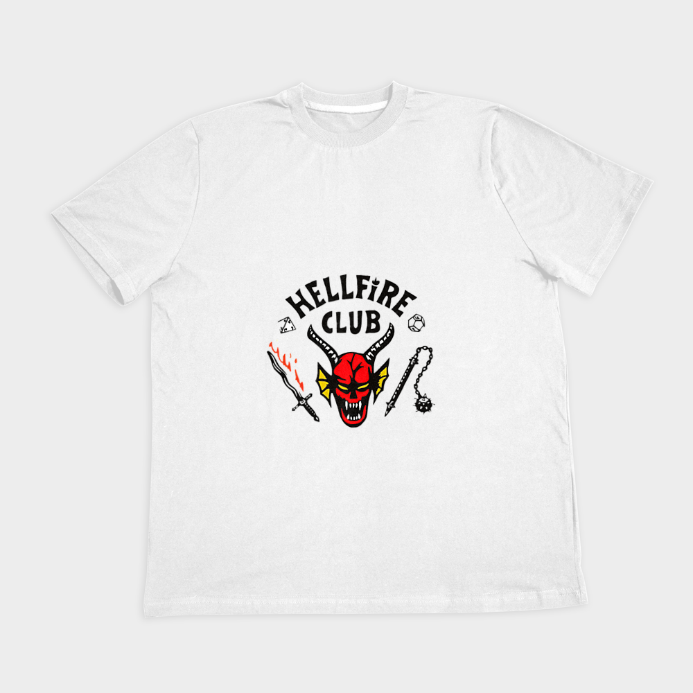 تیشرت hell fire clubنمای روبرو ۲ - رنگ سفید