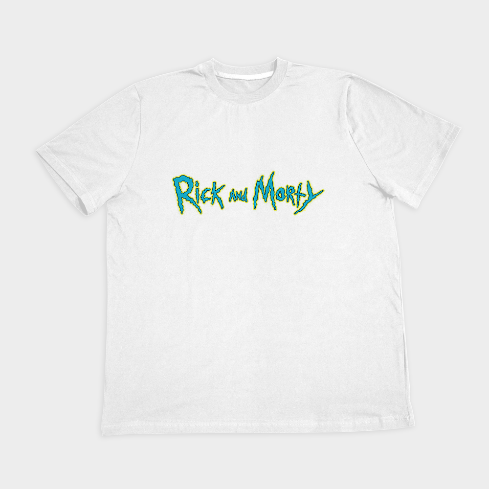 تیشرت Rick and Mortyنمای روبرو ۲ - رنگ سفید1