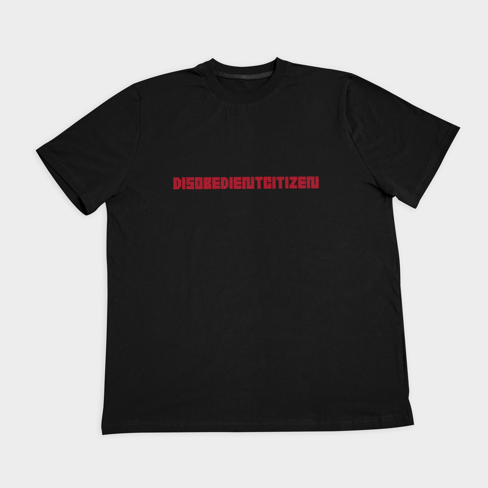 disobedient citizen 01نمای روبرو ۲ - رنگ مشکی2
