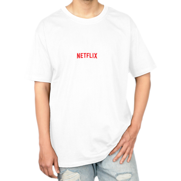 تیشرت طرح Netflixنمای روبرو ۱ - رنگ سفید