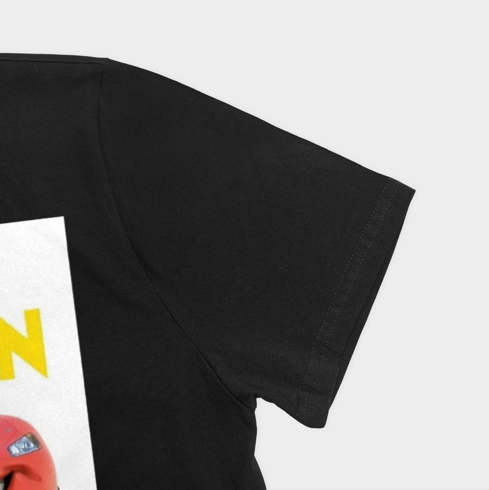 Cars movie couple T_shirtنمای نزدیک آستین چپ - رنگ مشکی4