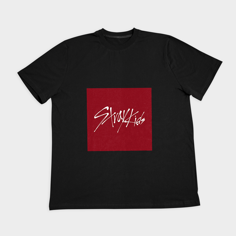 تیشرت لوگوی استری کیدز straykids مدل لانگنمای روبرو ۲ - رنگ مشکی1