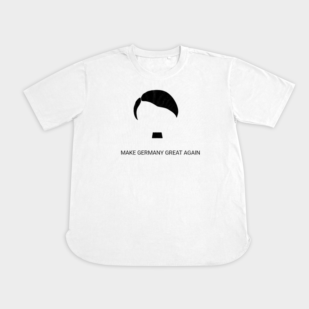 تیشرت لانگ نقاش اتریشینمای روبرو ۲ - رنگ سفید0