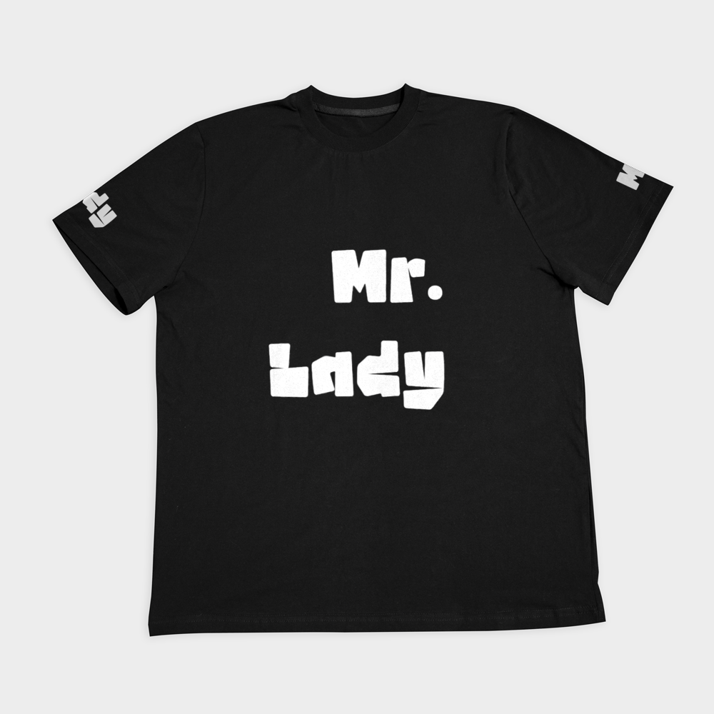 تیشرت Mr.Ladyنمای روبرو ۲ - رنگ مشکی1